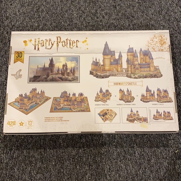 Warner Bros. Toys Harry Potter Hogwarts Castle 3d Puzzle New Poshmark